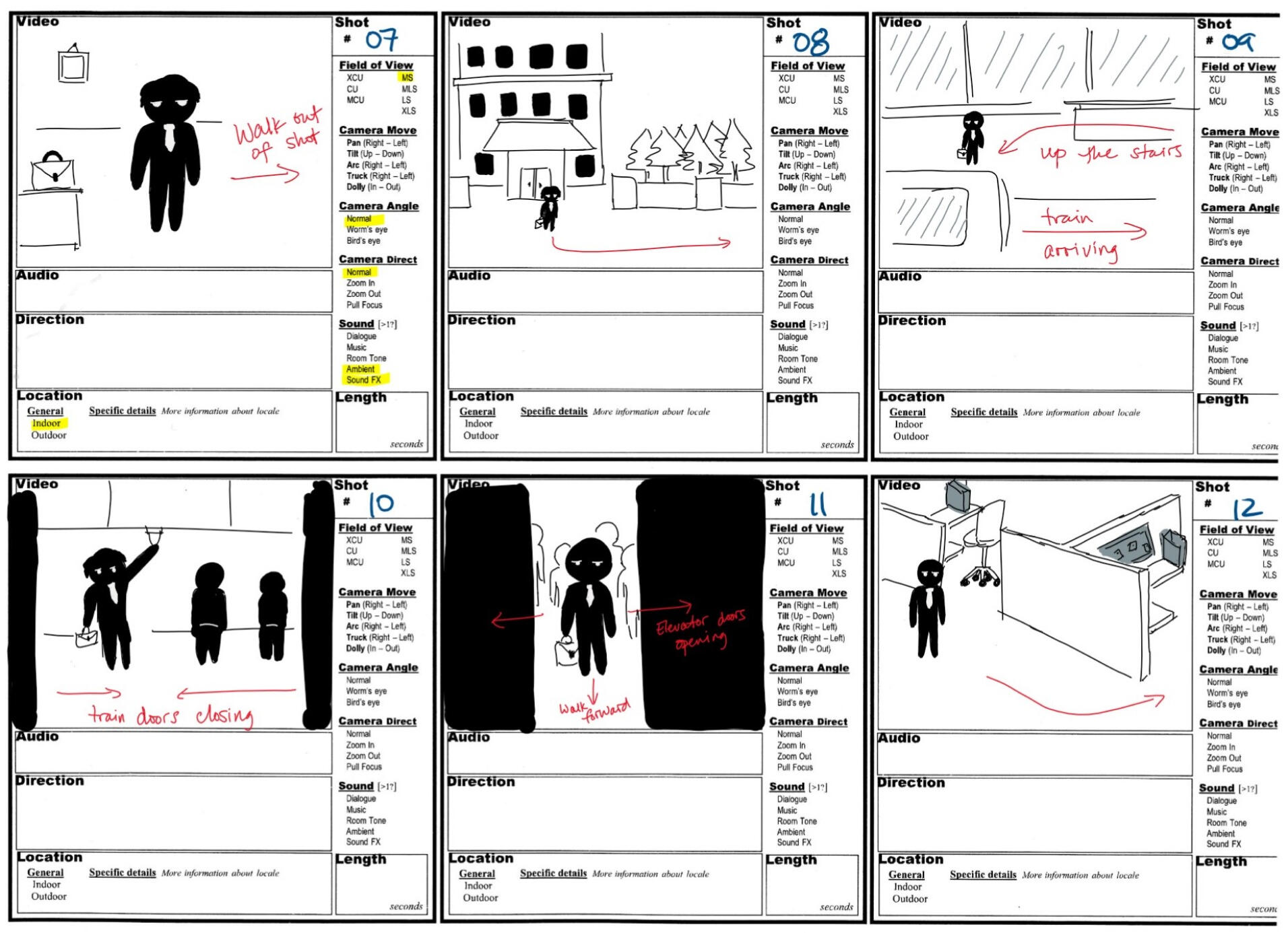Fig 1. Storyboard