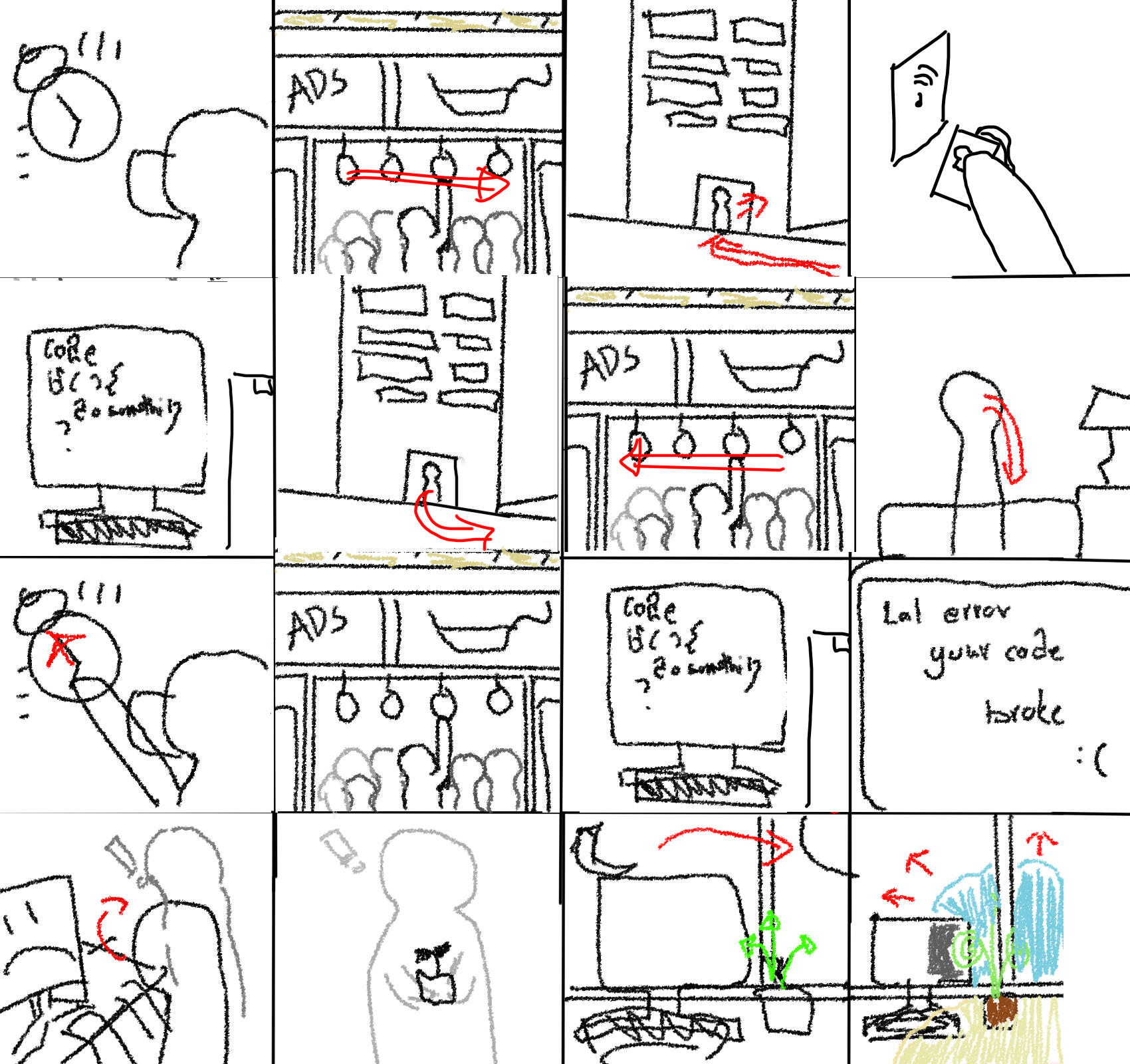 Fig 1. Storyboard