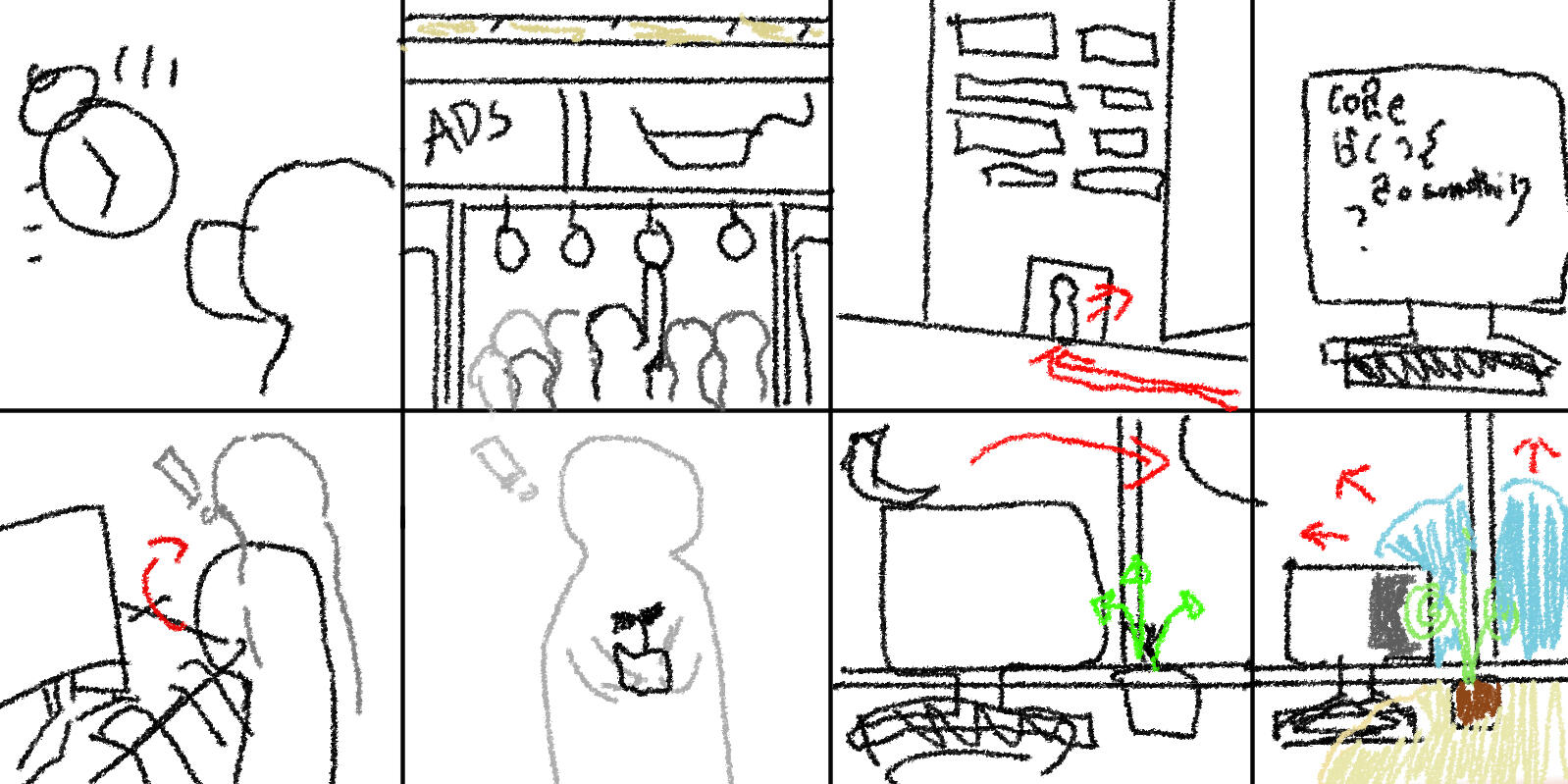 Fig 1. Storyboard